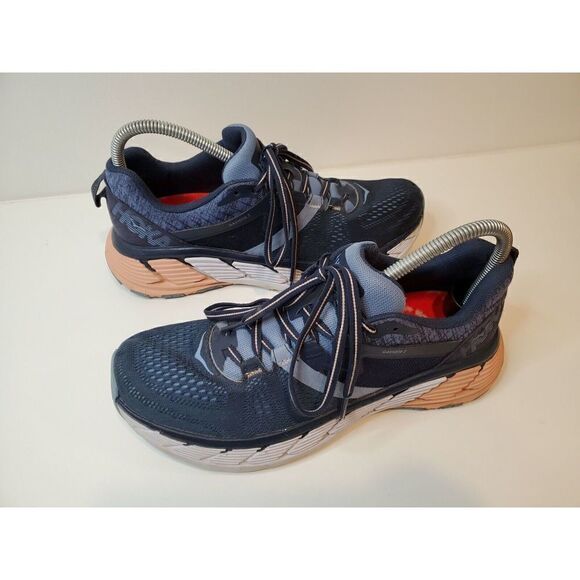 Hoka One One Gaviota 2 Running Shoes Womens Size 8.5 Blue Athletic Sneakers - Picture 5 of 12